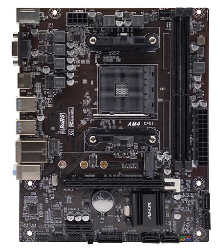 Материнская плата AMD A520 SAM4 MATX A520D4-MA2-V2 AFOX фото 1