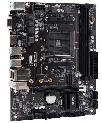Материнская плата AMD A520 SAM4 MATX A520D4-MA2-V2 AFOX фото 2