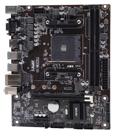 Материнская плата AMD A520 SAM4 MATX A520D4-MA2-V2 AFOX фото 3