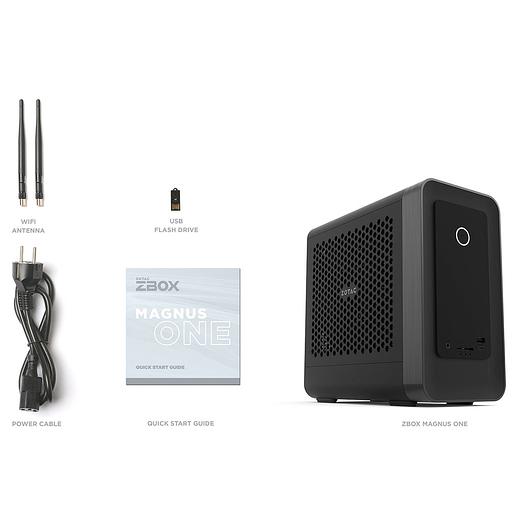 Платформа системного блока с ЦПУ Zotac ZOTAC ZBOX-EU275070C-BE, Barebone, NVIDIA RTX5070, Intel Core Ultra 7 265, 2x DDR5,WIFI, BT, EU PLUG фото 7