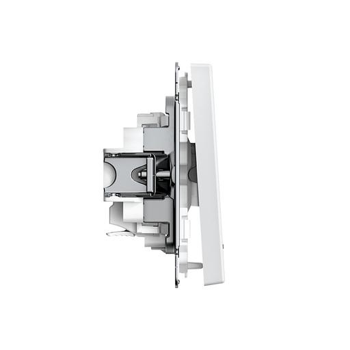 ARTGALLERY 1-клавишный ВЫКЛЮЧАТЕЛЬ с подсветкой, 10АХ, механизм, быстрозажимные клеммы, БЕЛЫЙ фото 3