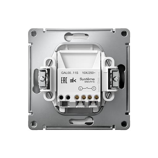 ARTGALLERY 1-клавишный ВЫКЛЮЧАТЕЛЬ, 10АХ, механизм, быстрозажимные клеммы, БЕЛЫЙ фото 2