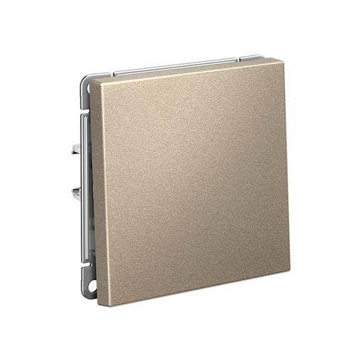 ARTGALLERY 1-клавишный ВЫКЛЮЧАТЕЛЬ, 10АХ, механизм, быстрозажимные клеммы, ШАМПАНЬ фото 3