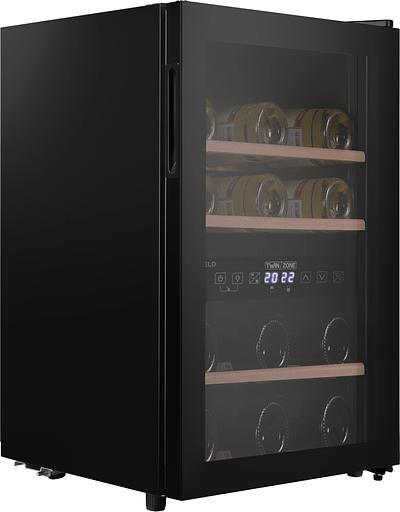 Винный шкаф Maunfeld MFWC-50D16 1-нокамерн. черный фото 1