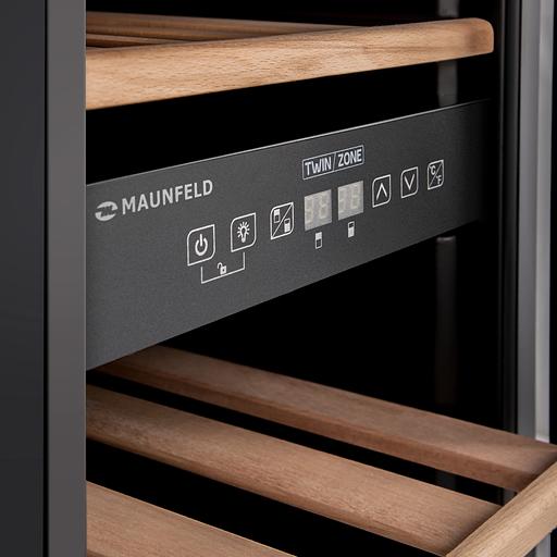 Винный шкаф Maunfeld MFWC-50D16 1-нокамерн. черный фото 9