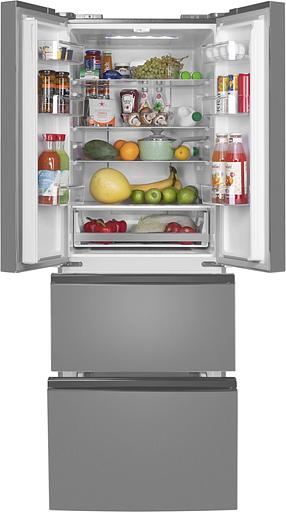 Холодильник Maunfeld MFF180NFSE01 3-хкамерн. нержавеющая сталь фото 1