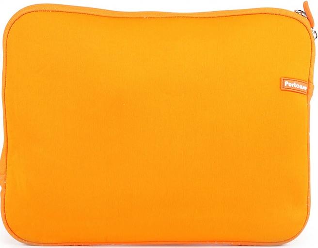 Чехол для ноутбука 12" Portcase KNP-12 OR оранжевый неопрен фото 1