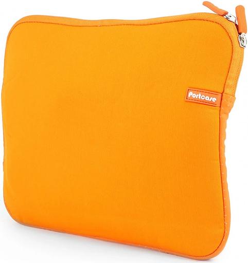 Чехол для ноутбука 12" Portcase KNP-12 OR оранжевый неопрен фото 2