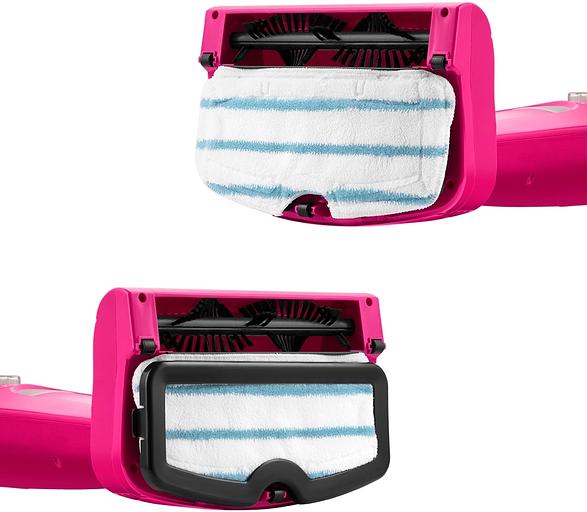 Швабра паровая Kitfort КТ-3940 1500Вт розовый/черный фото 4