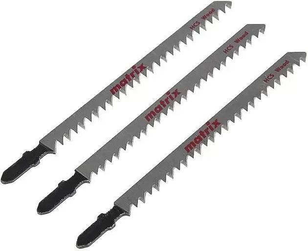 Набор пилок по дереву Matrix 78140 3пред. (лобзики) фото 1