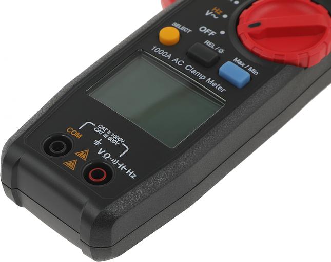 Клещи токоизмерительные RGK CM-14 цифр. измер.ток:переменный черный/красный (755115) фото 7