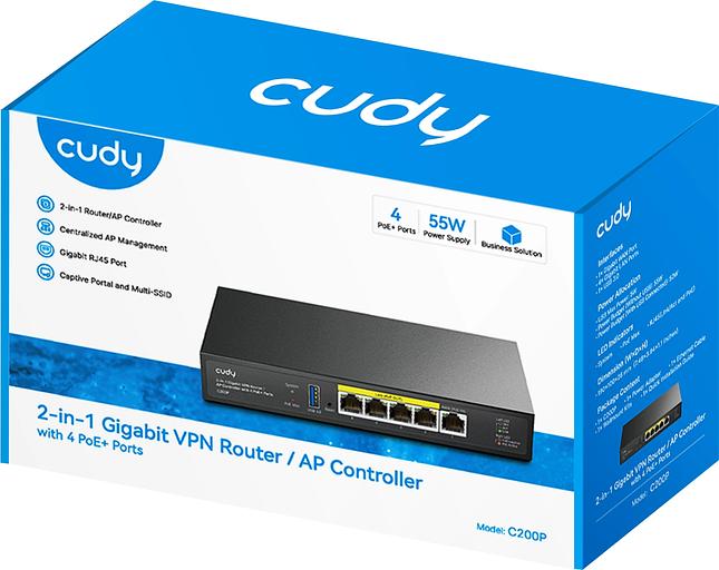 Контроллер Cudy C200P 10/100/1000BASE-TX фото 3