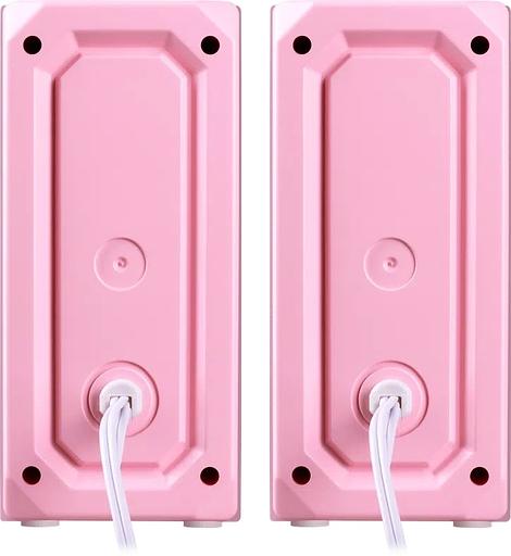 Акустическая система 2.0 REDRAGON 71776 Anvil, 5 Вт, RGB, USB+3.5мм розовый фото 7