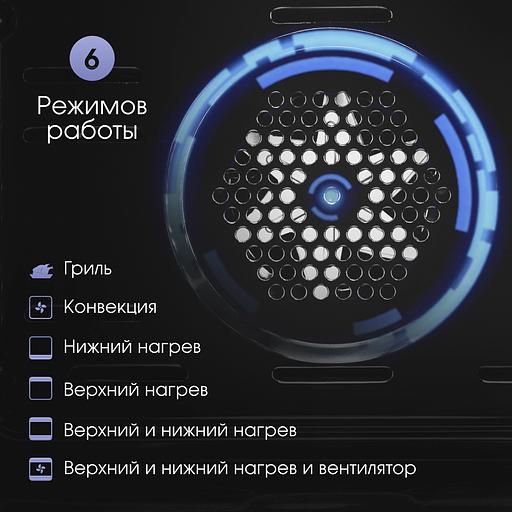 Духовой шкаф Электрический Zigmund & Shtain E 151 W белый фото 5