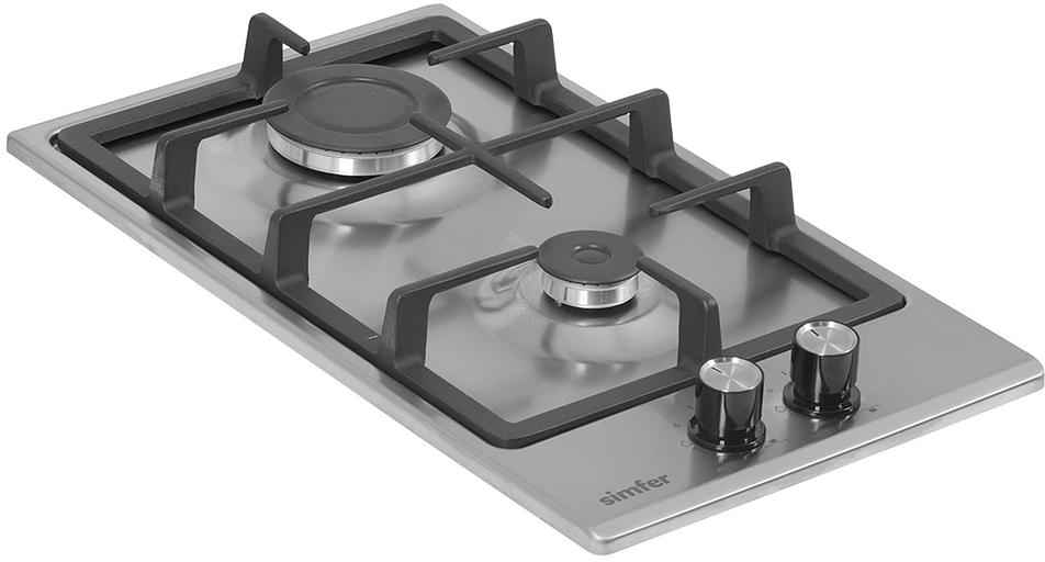 Газовая варочная поверхность Simfer H30V20M570 нержавеющая сталь фото 3