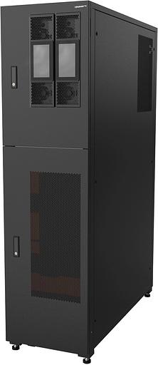 Шкаф системный Ippon Intatum RT Integrated Cabinet 2068220 напольный 1800мм 470мм 1200мм черный фото 1