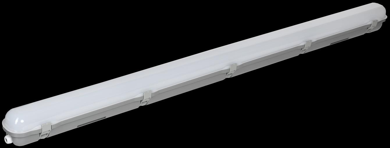 Светильник ДСП 1322 40Вт 5000К IP65 1200мм пласт. сер. IEK LT-DSP0-1322-040-50-K01 фото 1
