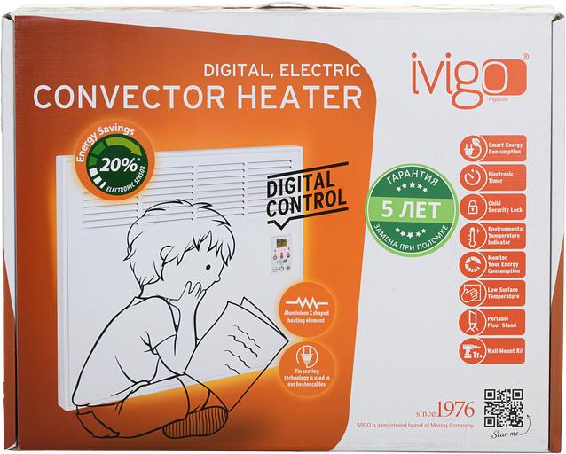 Электрический конвектор iVigo EPK4550E07 750 Вт белый фото 10