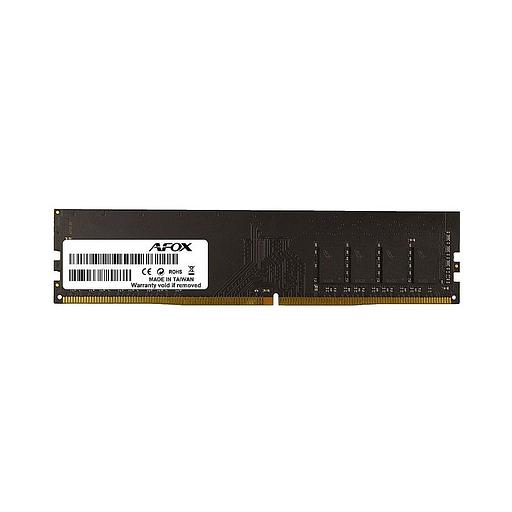 Модуль памяти Afox 4GB DDR4 3200Mhz DIMM Single Channel Package (1x4GB) PC4-25600, 288-Pin, Non-ECC, Un-Buffered, XMP 2.0, CL 16-18-18-39, 1.35V фото 1