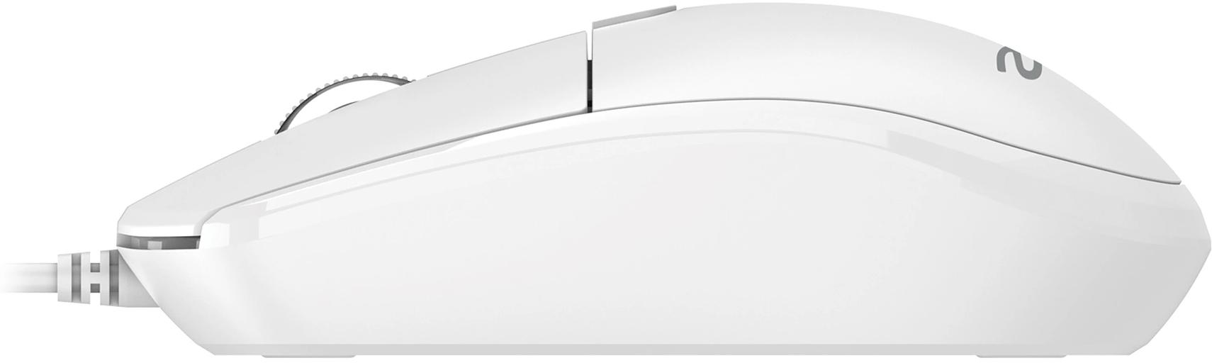 Мышь Acer OMW401 белый оптическая 2000dpi USB 4but (ZL.MCEEE.030) фото 2