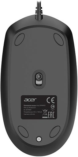 Мышь Acer OMW401 черный оптическая 2000dpi silent USB 4but (ZL.MCEEE.031) фото 4
