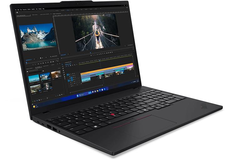 Ноутбук Lenovo ThinkPad T16 G3 Core Ultra 5 125U 16Gb SSD512Gb Intel Graphics 16" IPS WUXGA (1920x1200) Windows 11 Pro 64 black WiFi BT Cam (21MQS0T500) фото 3