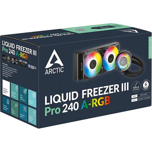 Жидкостная система охлаждения Arctic Cooling Liquid Freezer III Pro 240 A-RGB Multi Compatible All-In-One CPU Water Cooler (ACFRE00182A) фото 6