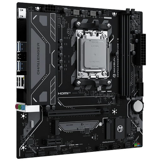 Материнская плата Maxsun MS-Challenger B850M-K B850, AM5, 2*DDR5, 1*PCIEx16, 1*PCIEx1, 1*M.2, 6*USB3.2Gen1, 4*USB2.0, 2*SATA3.0, 1G, HDMI, M-ATX, RTL фото 2