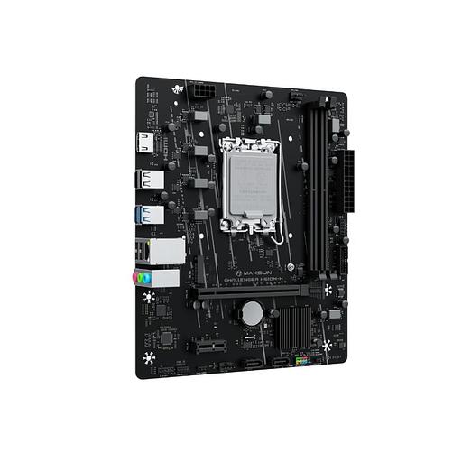 Материнская плата Maxsun MS-Challenger H610M-H V1 H610, LGA1700, 2*DDR4, 1*PCIEx16, 1*PCIEx1, 1*M.2, 4*USB3.2Gen1, 6*USB2.0, 2*SATA3.0, 1G, HDMI, M-ATX, RTL фото 3