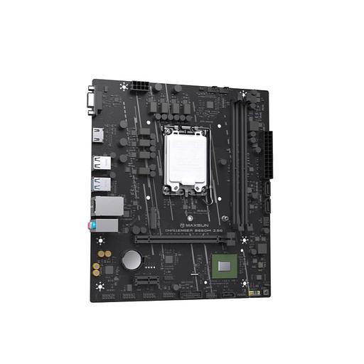 Материнская плата Maxsun MS-Challenger B660M 2.5G B660, LGA1700, 2*DDR4, 1*PCIEx16, 1*PCIEx1, 1*M.2, 4*USB3.2Gen1, 6*USB2.0, 3*SATA3.0, 2.5G, VGA, HDMI, M-ATX, RTL фото 3
