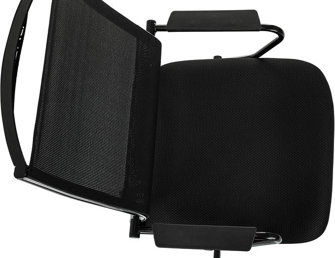 Кресло руководителя Бюрократ CH Balance черный Elastic-102 TW-11 сетка/ткань крестов. металл черный фото 10