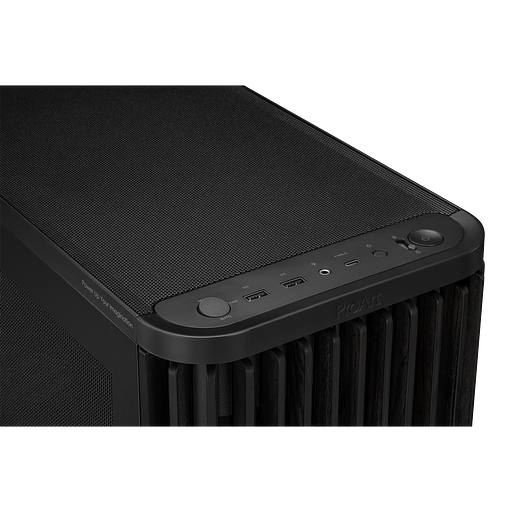 Корпус для ПК ASUS PROART PA401 WOOD MESH PWM BLACK фото 6