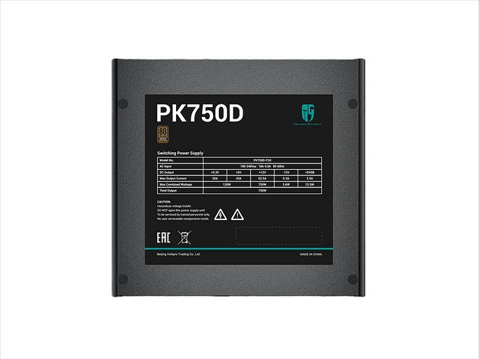 Блок питания Deepcool GAMERSTORM PK750D (ATX 2.4, 750W, PWM 120mm fan, Active PFC+DC to DC, 80+ BRONZE) RET фото 3
