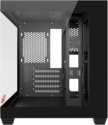 Корпус Bloody CC-121 черный без БП mATX 7x120mm 1xUSB2.0 1xUSB3.0 audio фото 3