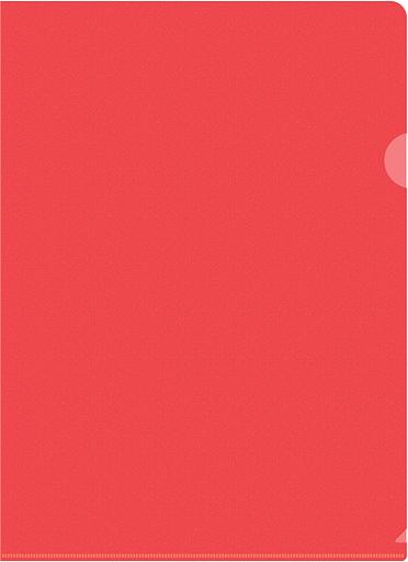 Папка-уголок Silwerhof Eco SE-E120/RED тисненый A4 пластик 0.12мм красный фото 1