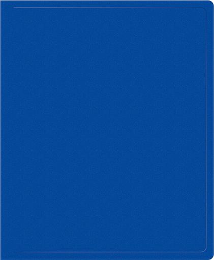 Папка на 2-х кольцах Silwerhof Eco SE-0413/2RBLU A4 пластик 0.5мм кор.18мм синий фото 1