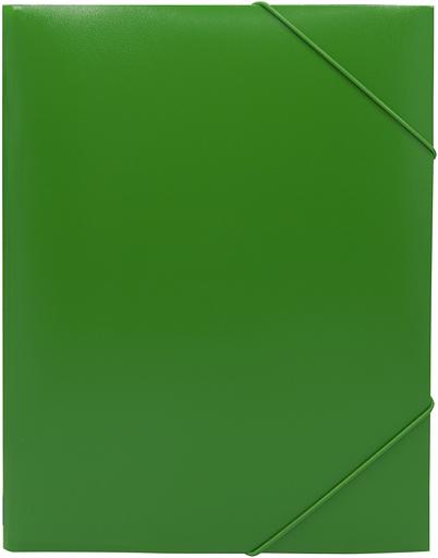 Папка на резинке Silwerhof Eco SE-PR04GRN A4 пластик 0.5мм кор.15мм зеленый фото 1