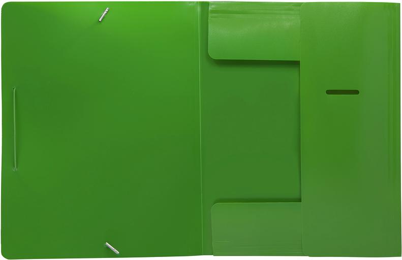 Папка на резинке Silwerhof Eco SE-PR04GRN A4 пластик 0.5мм кор.15мм зеленый фото 3