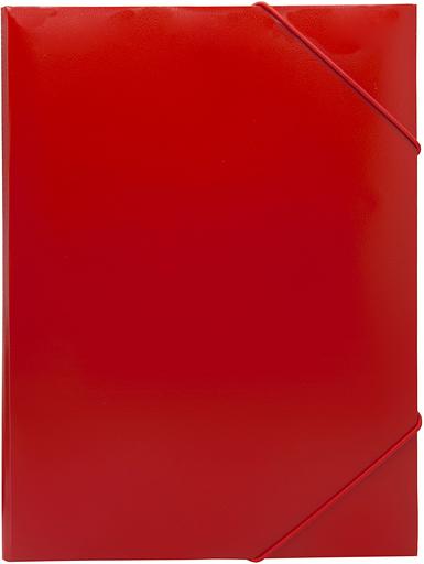 Папка на резинке Silwerhof Eco SE-PR04RED A4 пластик 0.5мм кор.15мм красный фото 1