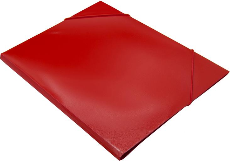 Папка на резинке Silwerhof Eco SE-PR04RED A4 пластик 0.5мм кор.15мм красный фото 2
