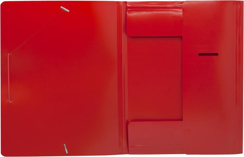 Папка на резинке Silwerhof Eco SE-PR04RED A4 пластик 0.5мм кор.15мм красный фото 3