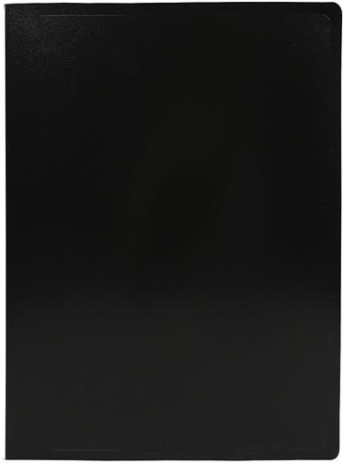 Папка метал.зажим Silwerhof Eco SE-04CBLK A4 пластик 0.5мм черный фото 1