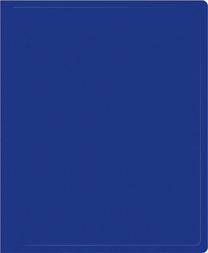 Папка на 2-х кольцах Silwerhof Eco SE-0420/2RBLU A4 пластик 0.5мм кор.30мм синий фото 1