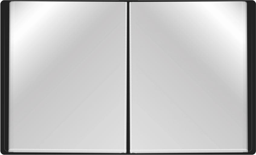 Папка с 100 прозр.вклад. Silwerhof Eco SE-V100BLK A4 пластик 0.7мм черный фото 3