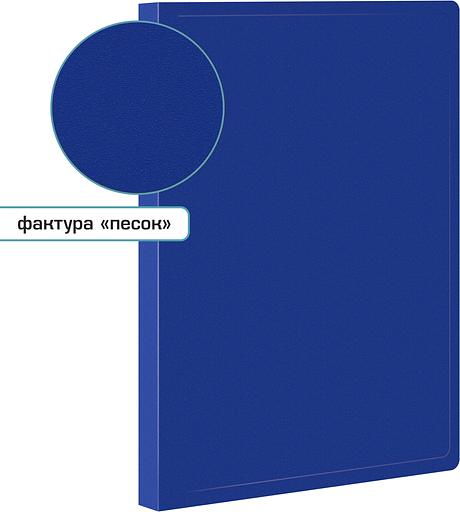 Папка с 100 прозр.вклад. Silwerhof Eco SE-V100BLU A4 пластик 0.7мм синий фото 2