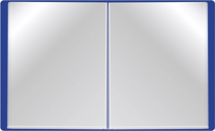 Папка с 100 прозр.вклад. Silwerhof Eco SE-V100BLU A4 пластик 0.7мм синий фото 3