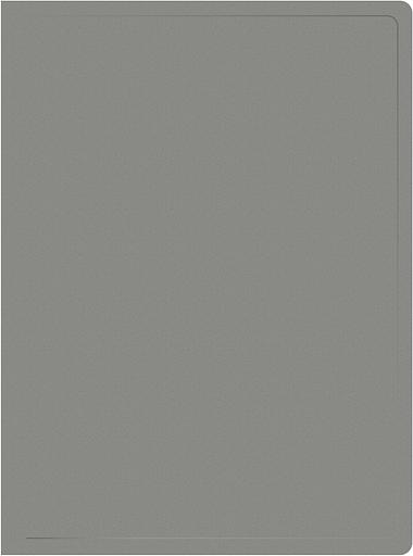 Папка с 30 прозр.вклад. Silwerhof Eco SE-V30GREY A4 пластик 0.5мм серый фото 1