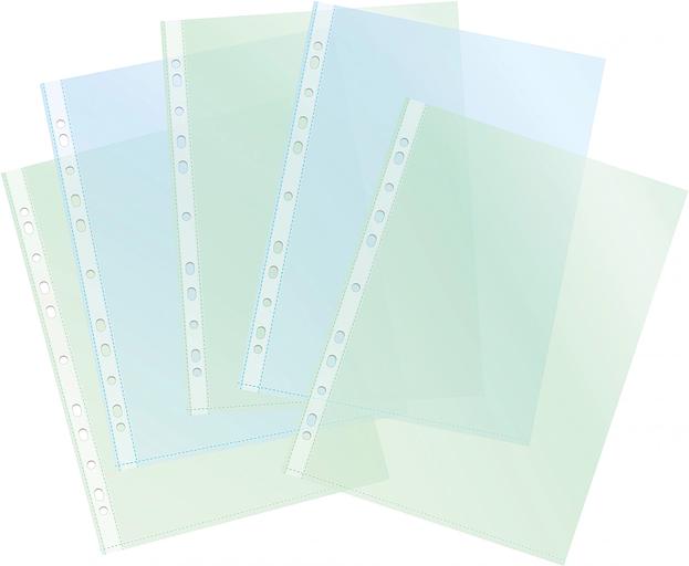 Папка-вкладыш Silwerhof Daily SD-CL ассорти глянцевые A4+ полипропилен 30мкм (упак.:50шт) фото 1