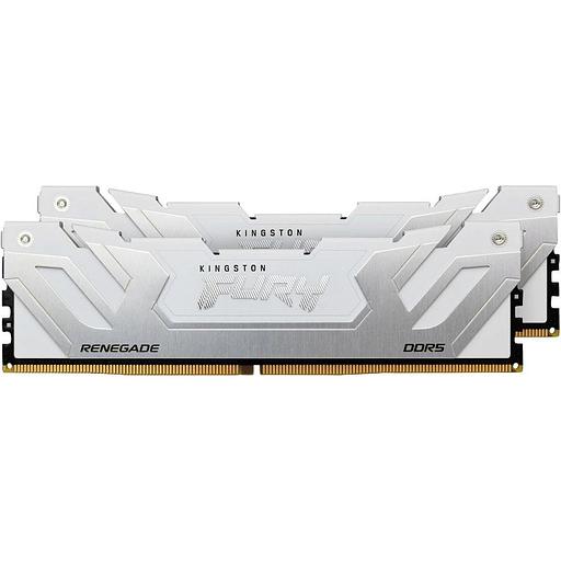 Модуль памяти Kingston 48GB DDR5 8800 FURY Renegade White RGB On-Die ECC CUDIMM CL42 kit 2*24gb фото 1