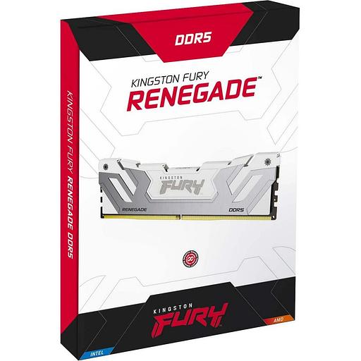 Модуль памяти Kingston 48GB DDR5 8800 FURY Renegade White RGB On-Die ECC CUDIMM CL42 kit 2*24gb фото 3